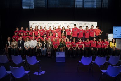 L’acte de clausura després del cicle de conferències i debats.