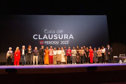 Jordi Boquet va recollir dissabte el guardó al Festival de Cine Compromès de Guadalajara.