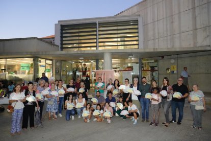 Assistents a la presentació ahir de les dos rutes per Balàfia.