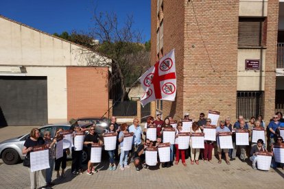 L’acció antimilitarista d’ahir, en el marc del cicle Memòria 2N.