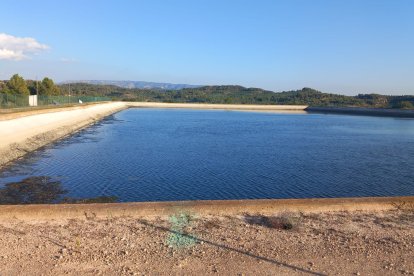 La partida de Coll Roig, a Bovera, al costat d’una de les basses del Garrigues Sud, on es preveu actuar.