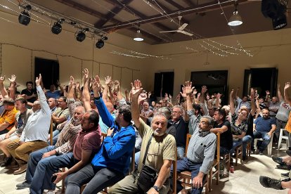 L’assemblea es va celebrar dissabte a Prenafeta.