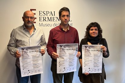 Presentació ahir del nou cicle ‘Fem Memòria’ de la Seu.