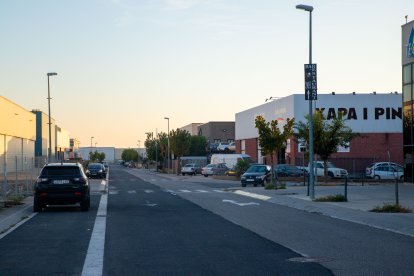 Imatge del polígon Camp Llong de Balaguer aquest mes.