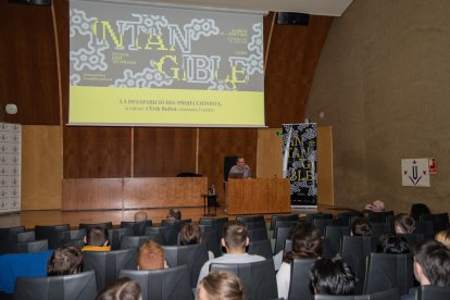 El cineasta Érik Bullot, al festival Intangible d'art i tecnologia