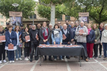 Presentació ahir dels actes del 25-N a Tàrrega.