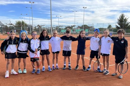 El Club Tennis Lleida acull l'inici de les lligues benjamina i prebenjamina