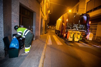 Imatge d’arxiu de recollida d’escombraries a les Garrigues.