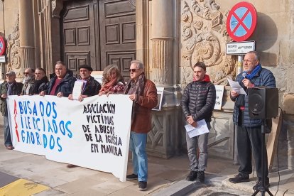 Imatge d’arxiu d’una protesta contra els abusos sexuals a l’Església.