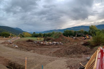 Les primeres hores del futur hospital comarcal a la Seu d’Urgell.