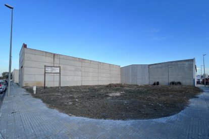 El solar on es construirà la mesquita de Mollerussa.