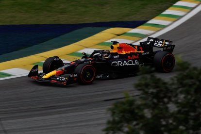 Max Verstappen, ahir durant la prova esprint al circuit d’Interlagos.