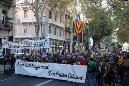 Manifestació a favor del català a la Catalunya Nord