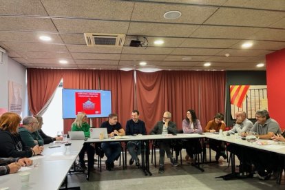 La formació en oratòria i món local va tenir lloc ahir a la seu dels socialistes a Lleida ciutat.