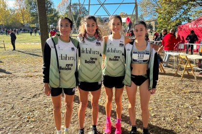 Equip sub-18 femení del Lleida UA, que va quedar primer.