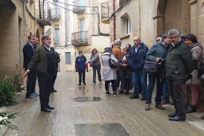 El Soleràs va col·locar ahir una placa i una llamborda en record d’Alexandre Tamarit i Ramon Sarlé.