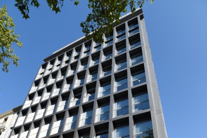 Imatge de la façana de l’Audiència Nacional, a Madrid.