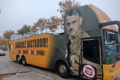 Imatge del polèmic autobús d’Hazte Oír.