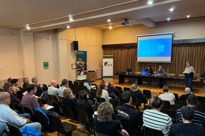 Un moment de la jornada sobre el sector lacti.