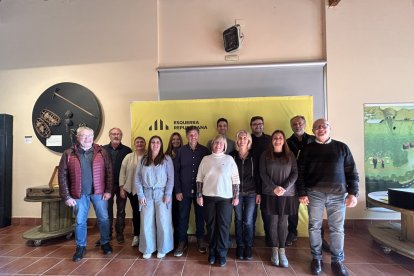 La nova executiva d’ERC a l’Alt Pirineu i Aran.