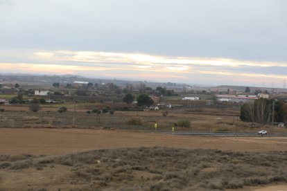 Part del terreny on es farà el nou polígon de Torreblanca.