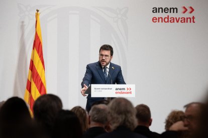 Aragonès va reunir ahir el Consell Executiu del Govern per analitzar els pactes d’investidura.