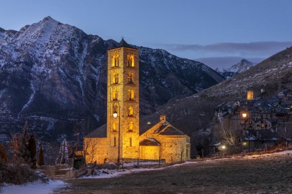 romànic. Sant Climent és la imatge més icònica del romànic de la Vall de Boí, a l’Alta Ribagorça.