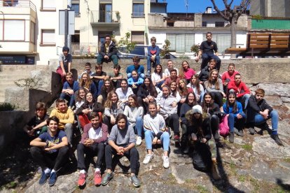 Estudiants de Sort i de Ceret, d'intercanv.