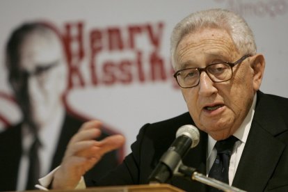 Henry Kissinger en una fotografia feta el 2006.