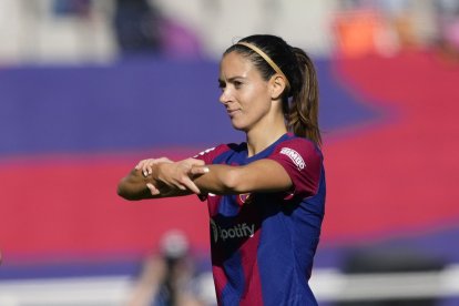 Aitana Bonmatí, en una imatge d’arxiu amb el Barça.