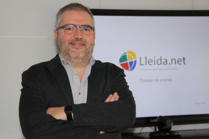 El conseller delegat de Lleida.net, Sisco Sapena.