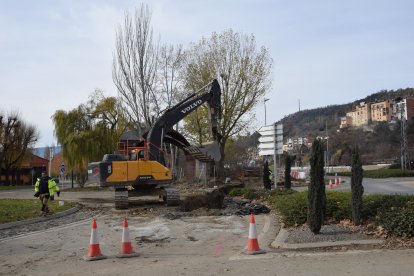 Primer dia de restriccions de trànsit per obres a la zona Sud-1 de la Seu