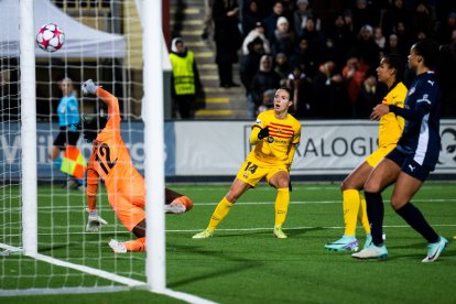 Aitana Bonmatí va marcar el gol 200 del Barcelona a la Champions.