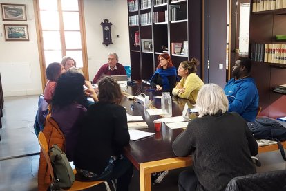 Reunió ahir de la taula d’emergència de Guissona.