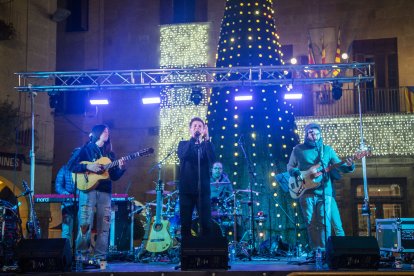 El concert es va celebrar ahir a la tarda a la plaça Major de la capital de l’Urgell.