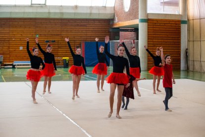 Una actuació del Festivalgim d’Hivern a INEFC Lleida.