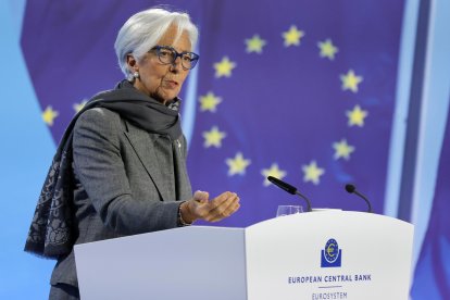 La presidenta del Banc Central Europeu (BCE), Christine Lagarde.