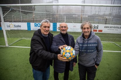 José Luis Fernández Ruiz, Antonio Pantoja i Ramon Font, tres dels jugadors fitxats que es van quedar a viure a Mollerussa.