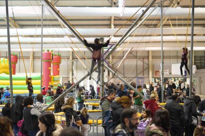 Lleida. El jumping, una de les atraccions preferides.