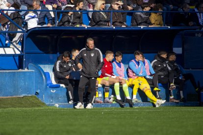 Ángel Viadero, durant l’últim partit de Lliga de l’any passat contra l’Europa.