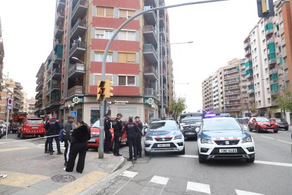 L’incident va obligar a tallar el carrer Templers i dos dels carrils de Ronda.