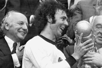 Beckenbauer, campió del món amb Alemanya el 1972.