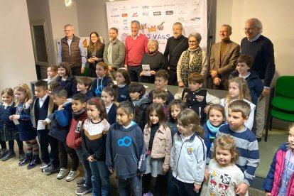 Entrega de premis del XXII concurs de dibuixos ‘Els Reixos de Lleida’, ahir a la tarda a la seu de Res Non Verba.