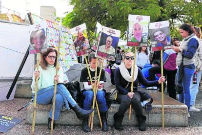 La protesta a Tel-Aviv de familiars d’ostatges a Gaza.