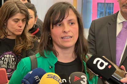 Vanessa Mendoza, ahir després de conèixer la seua absolució.