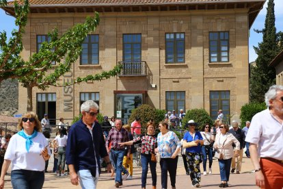 Visitants a la seu del museu durant l’estiu passat.