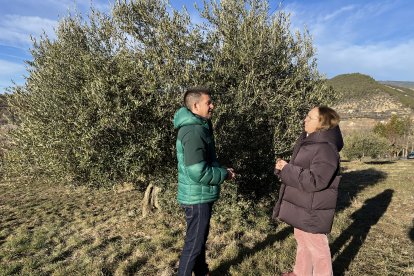 Els dos tècnics que han portat a terme l’inventari, Job Roig i Antònia Ninot.