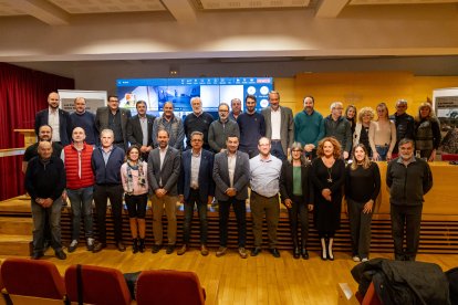 Presentació ahir del nou pla de cooperació municipal a la Diputació.