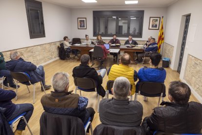 Un moment del ple d’ahir a Ribera d’Ondara.