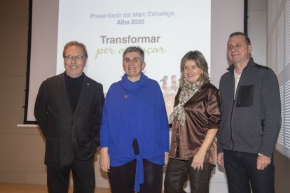 Presentació del marc estratègic de l’Associació Alba fins al 2030, ahir a Tàrrega.